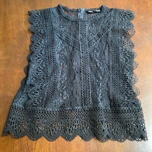 Zara eyelet Blouse
